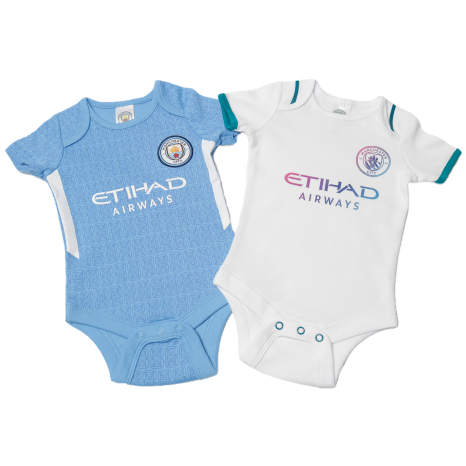 Man city football Club Baby Kit 2 pack bodysuit set MC2021 